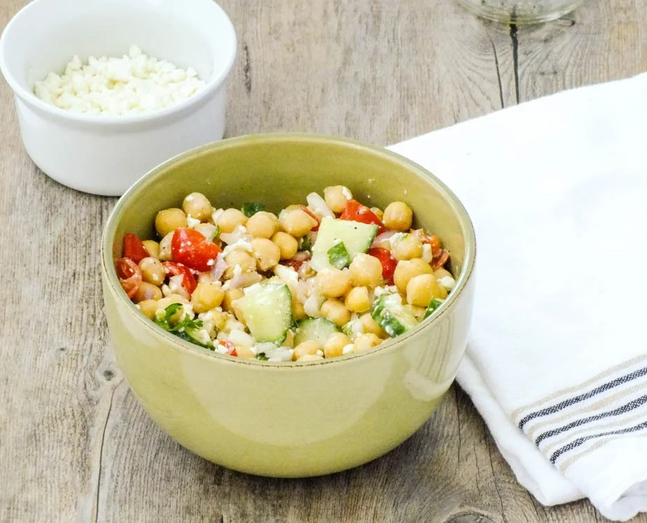 Chick Pea and Feta Salad