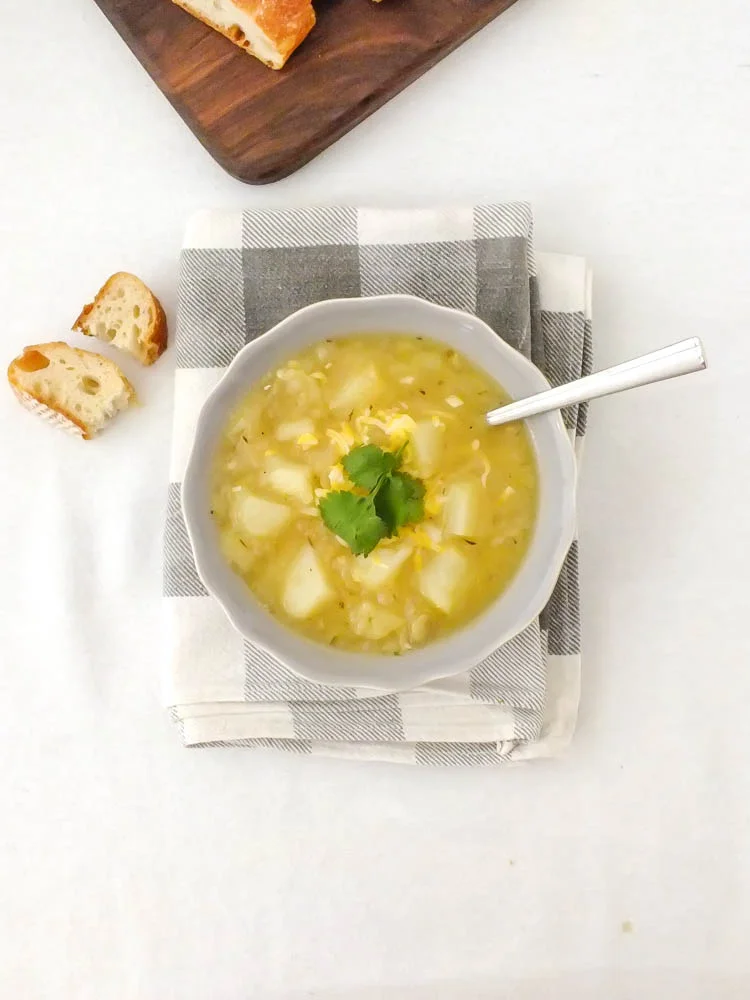 Green Chili Potato Soup