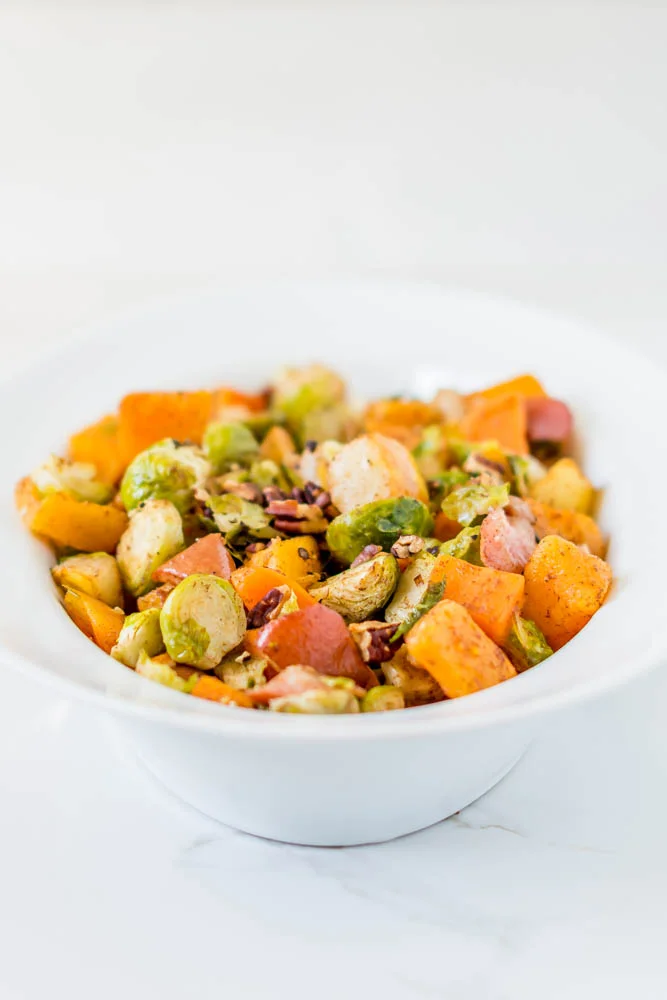 Warm Roasted Fall Vegetable Salad
