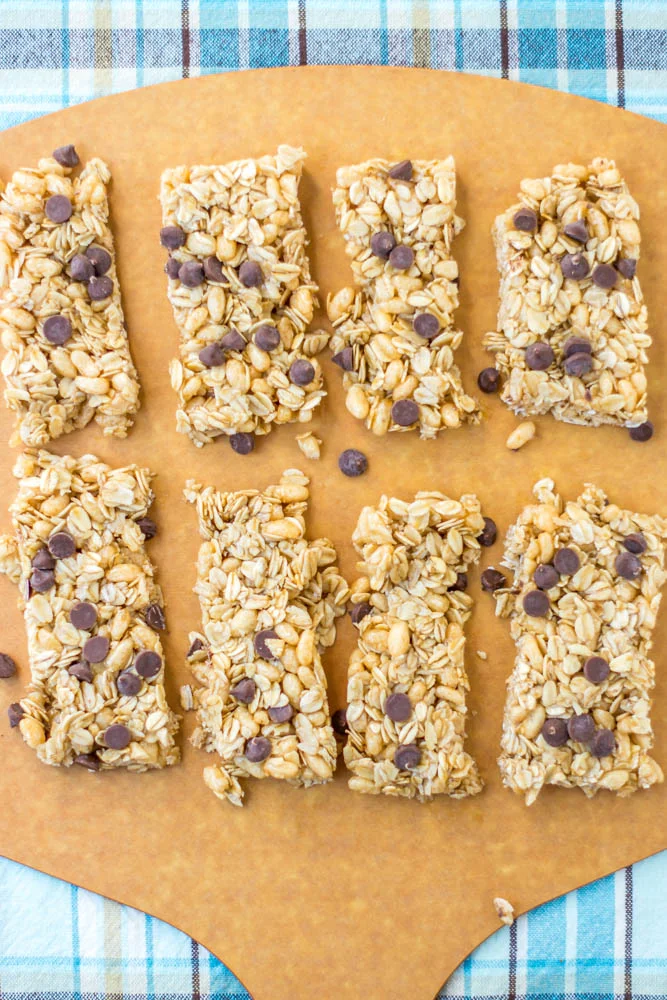 Oatmeal Chocolate Chip Granola Bars