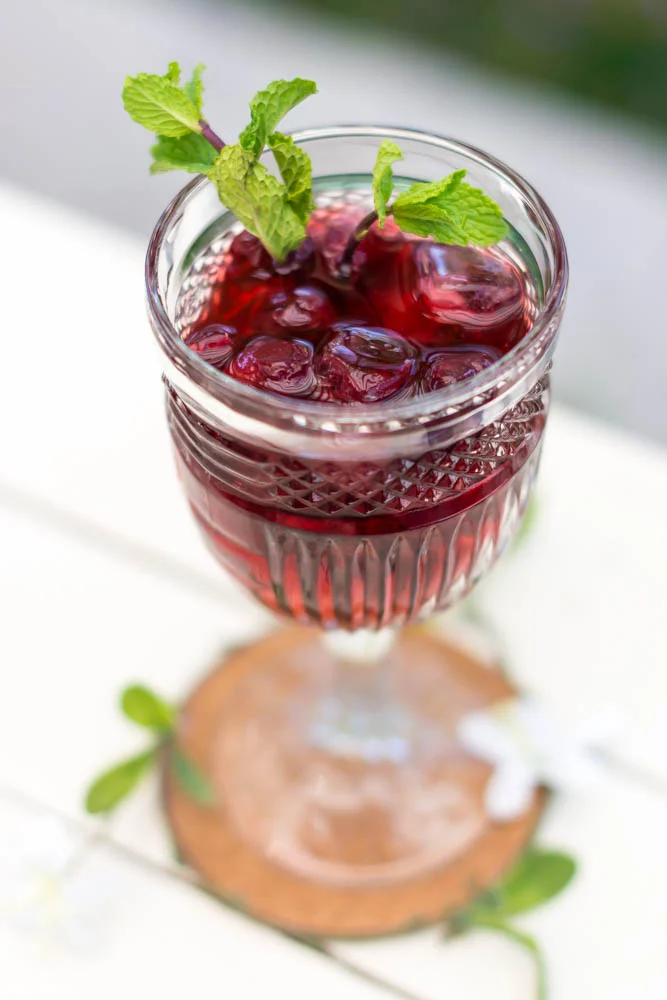 Signature Spring Cocktail: Red Wine Spritzer