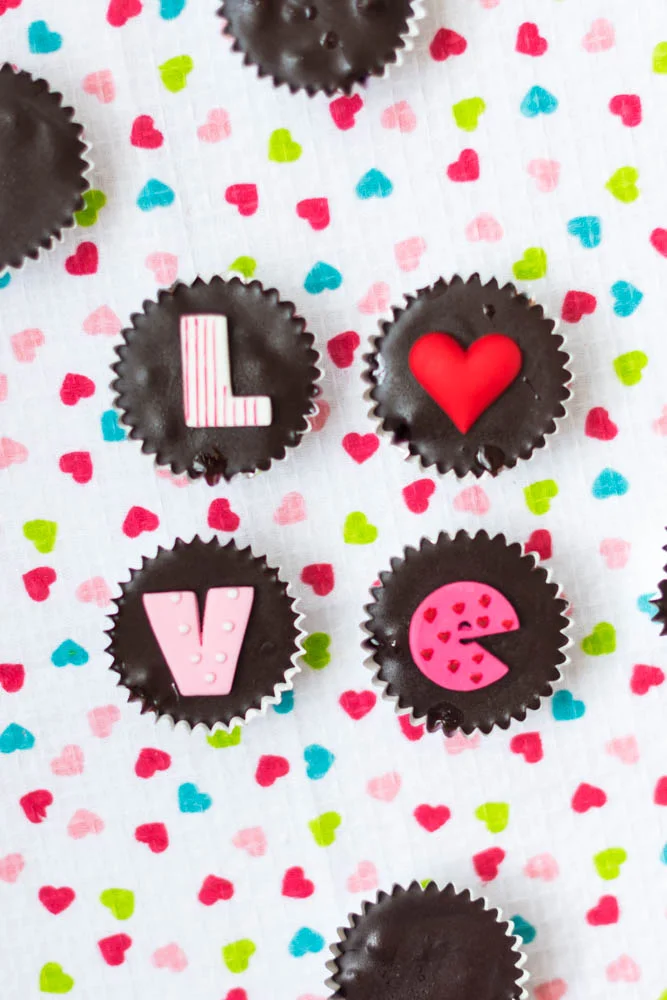 VALENTINE'S DAY:  Dark Chocolate Nutella Cups (GF)