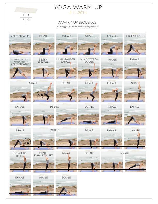Yoga Warm Up Sequence — Coreen Murphy