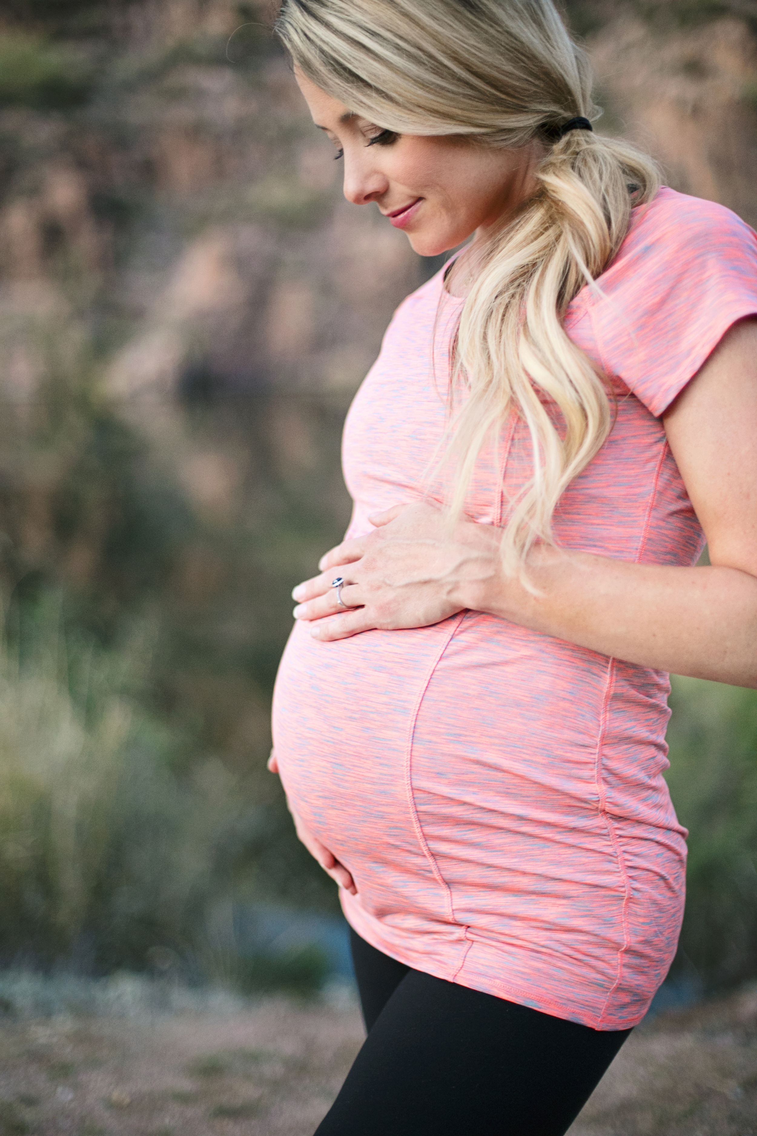 Cotton On Maternity activewear t-shirt in pink