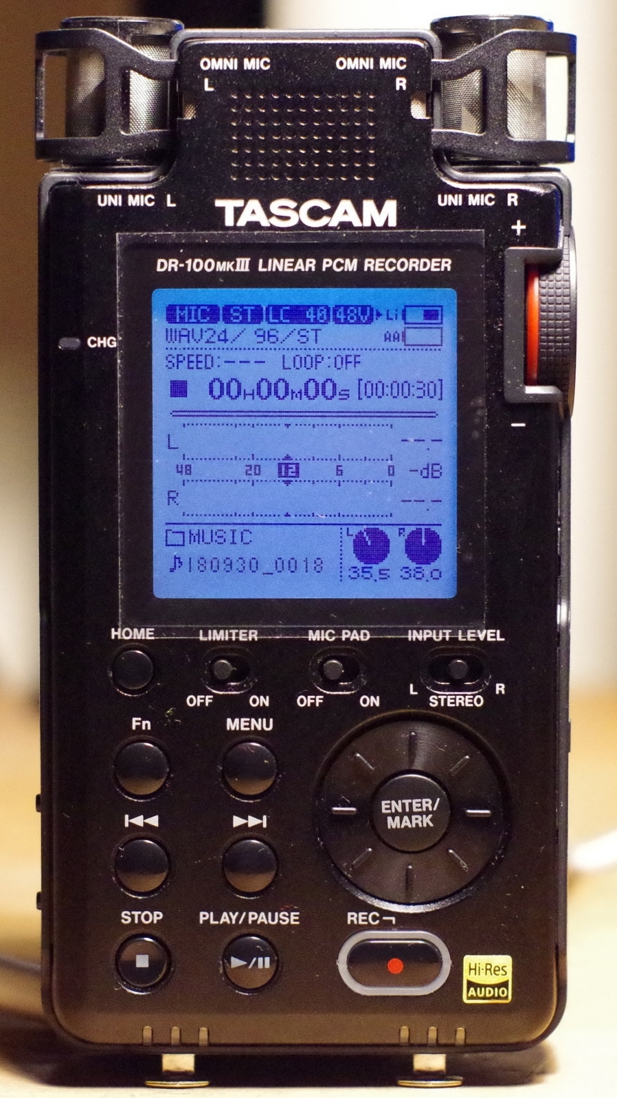 Tascam DR-100 mkiii Review Tascam DR-100 mkiii Review
