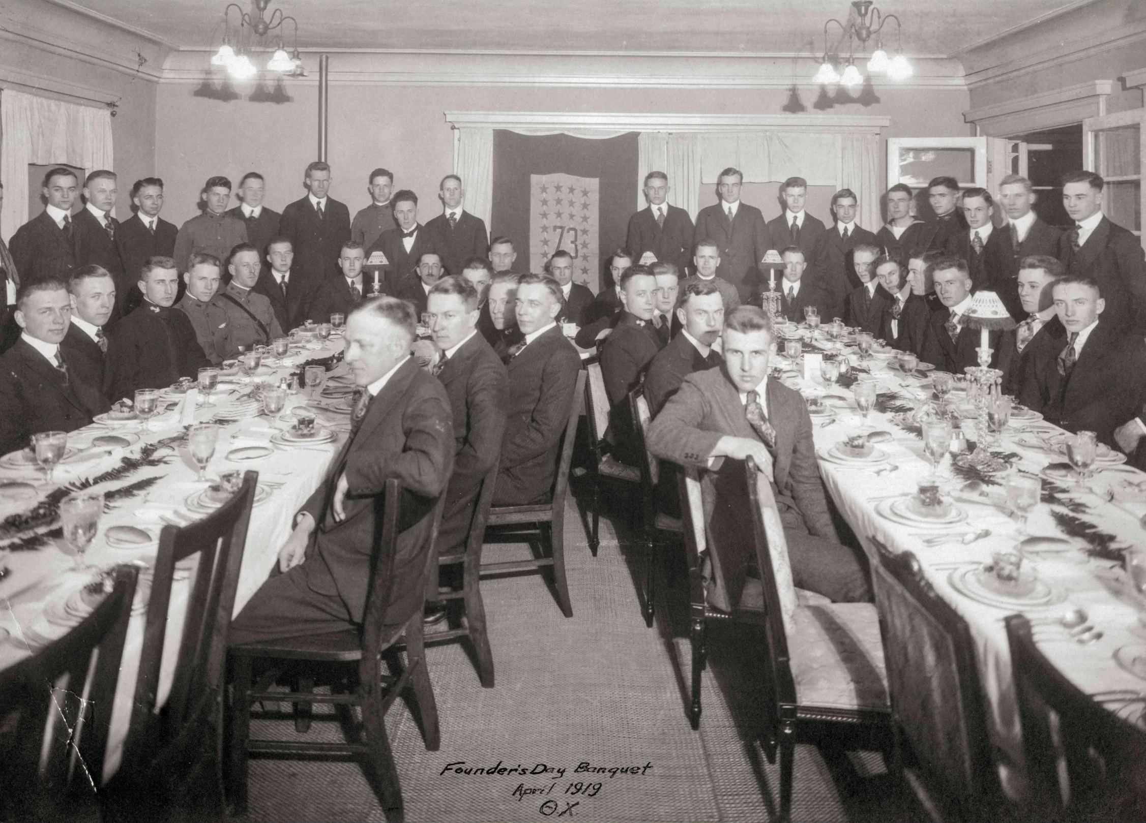 1919 Theta Chi local Founder's Day Banquet
