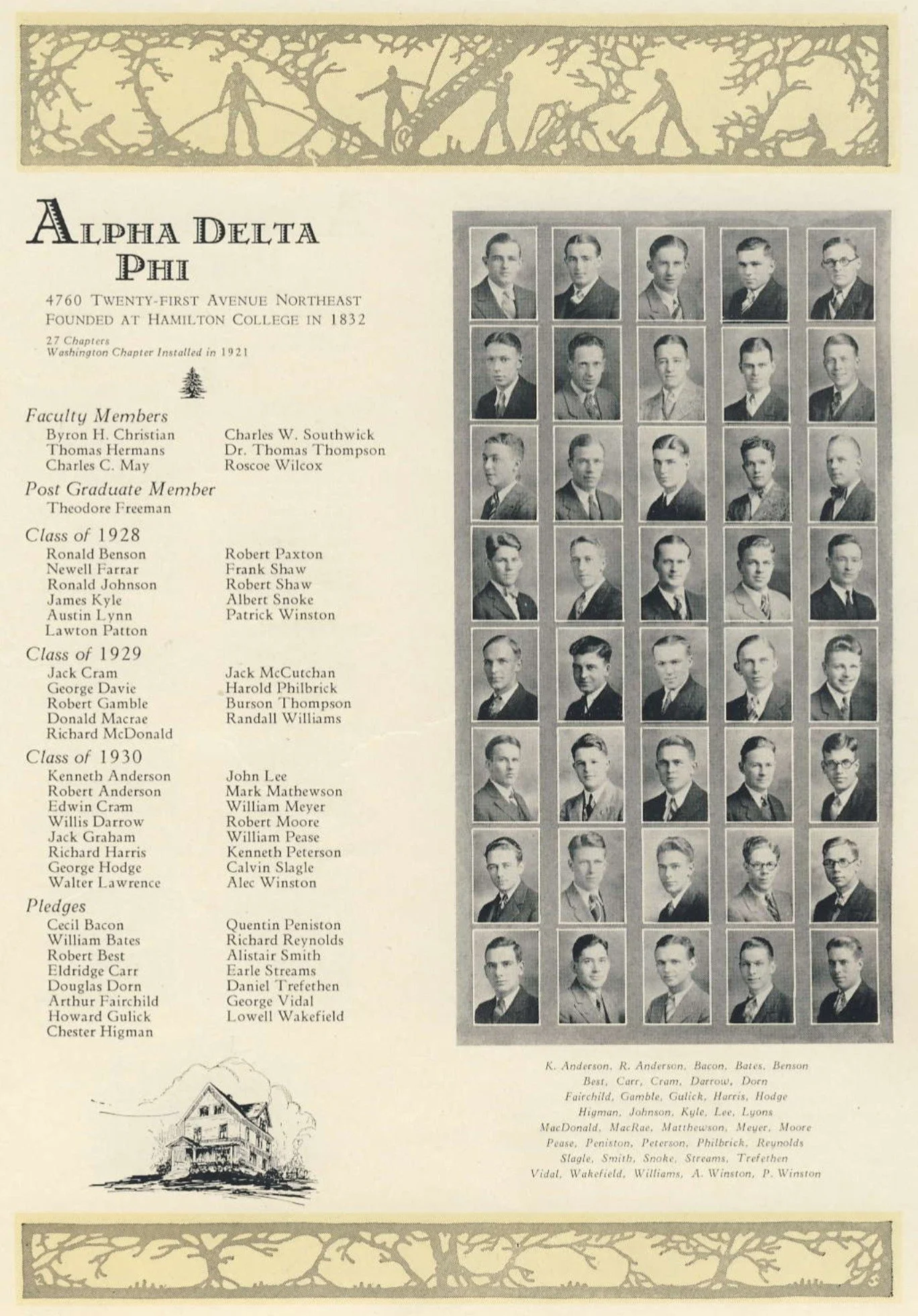 1928 - Tyee Theta Chi local