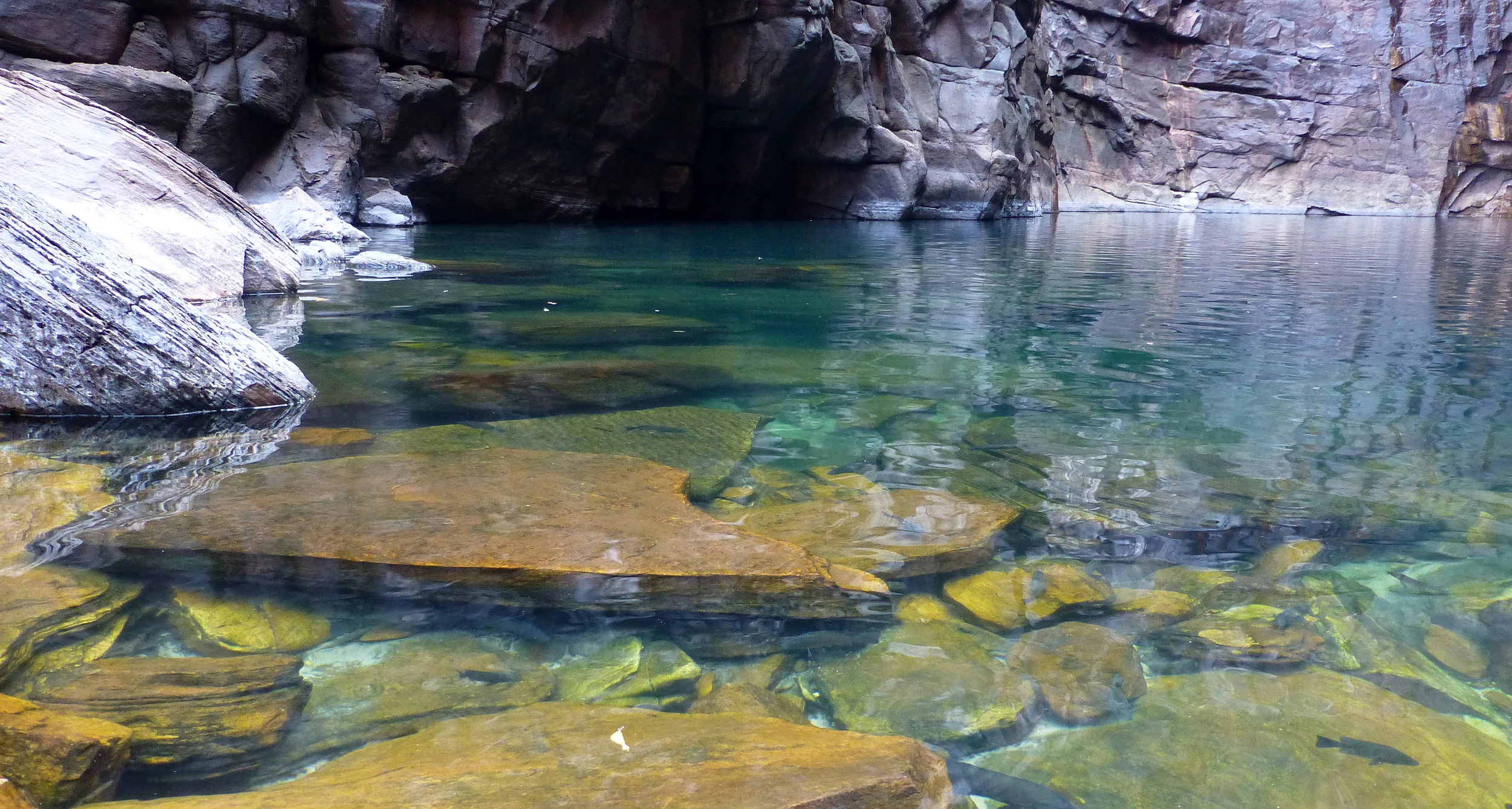 I made a journey into Kakadu at the end of the Dry Season; yet what I saw everywhere was water. And rock. Echoing our internal fluid form and bones.