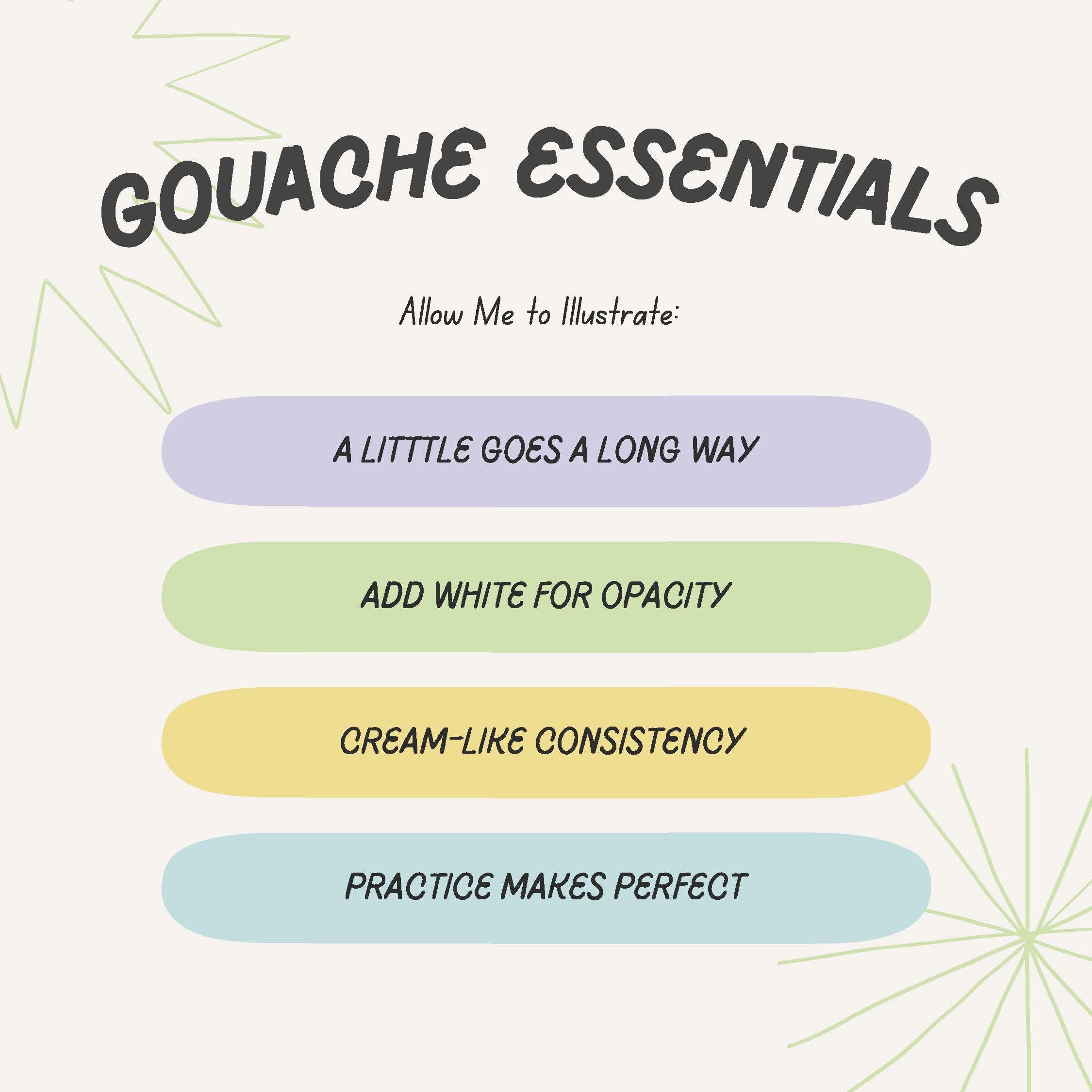 Gouache Essentials: Starter Toolkit Part 1 — Manda Comisari