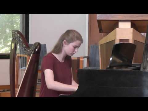 2017 Piano Recital Arden performing Claire de Lune