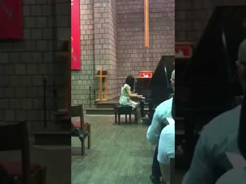 2018 Anya performing Bach's Invention No. 8, Scarlatti's Sonata in C minor and Agay's Sonatina No. 3