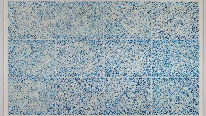 Chiho Ushio, Resonance (detail) , 2018, litho print