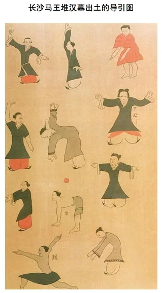 Qigong instructional drawing - 2nd Century B.C.
