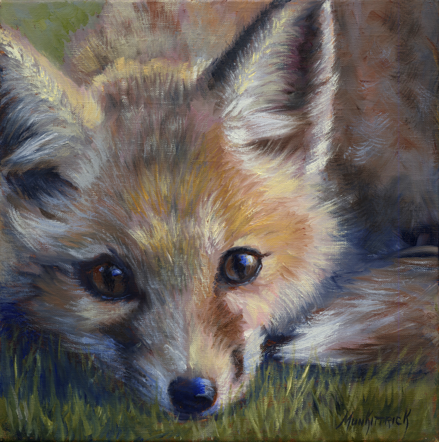 Here’s Lookin’ at you, Kit! 12 x 12 Oil on linen $495