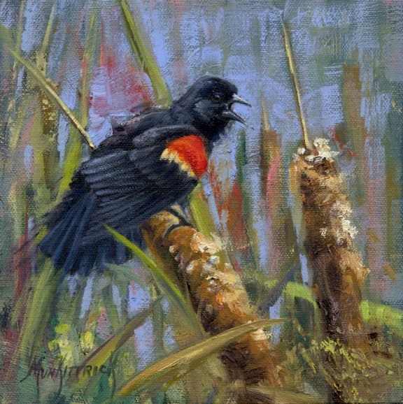   Marsh Song    8x8   Oil   $395  Available at Mystic Osprey Gallery    