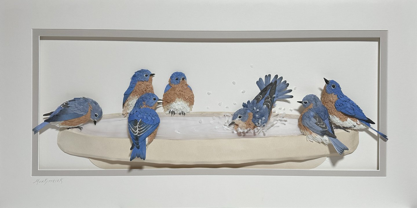 Bathing Beauties 16×32 Cotton Rag & Mulberry Paper $3800