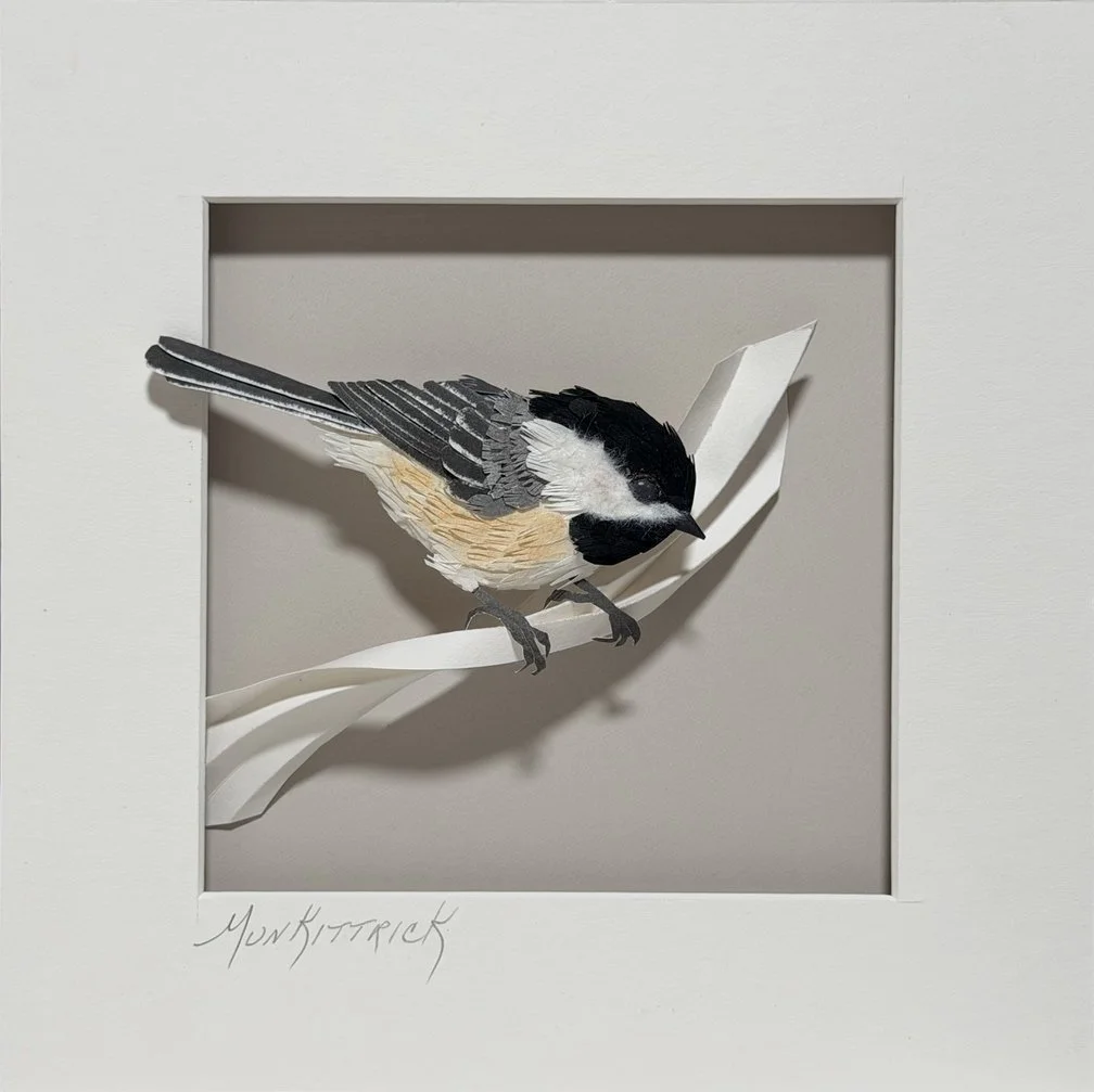   Chickadee-Dee-Dee   9×9  Cotton Rag &amp; Mulberry Paper $795 