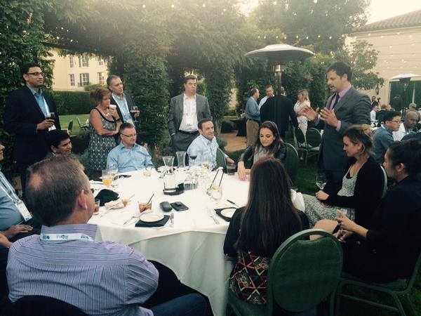 Opening reception for corporate conference in Sonoma.
