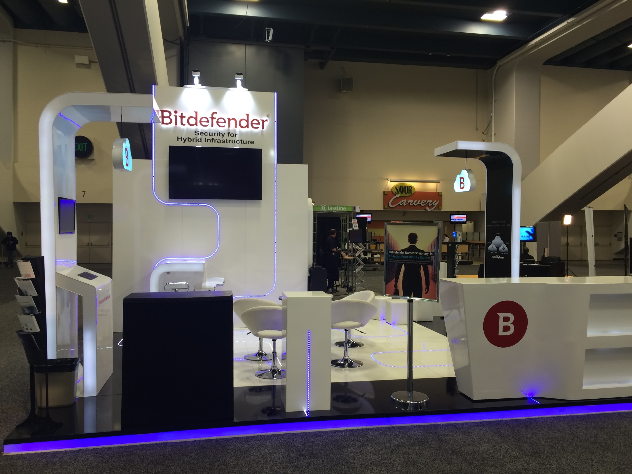 Bitdefender exhibit booth at RSA 2016, San Francisco