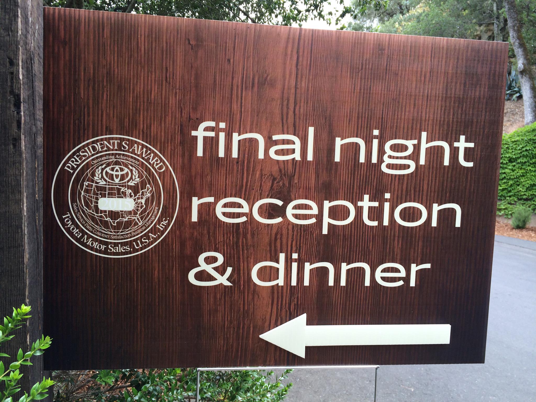 This way to the reception. please.