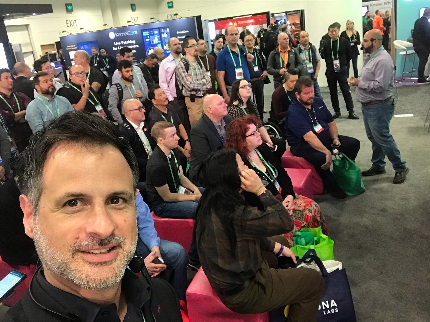 Exactly one year since my last in-person event: building crowds at RSA 2020. Have come a long way by remaining curious, allowing for changed, and leading with heart. And it&rsquo;s all unfolding perfectly. What a trip! #virtualconferences #eventprofs