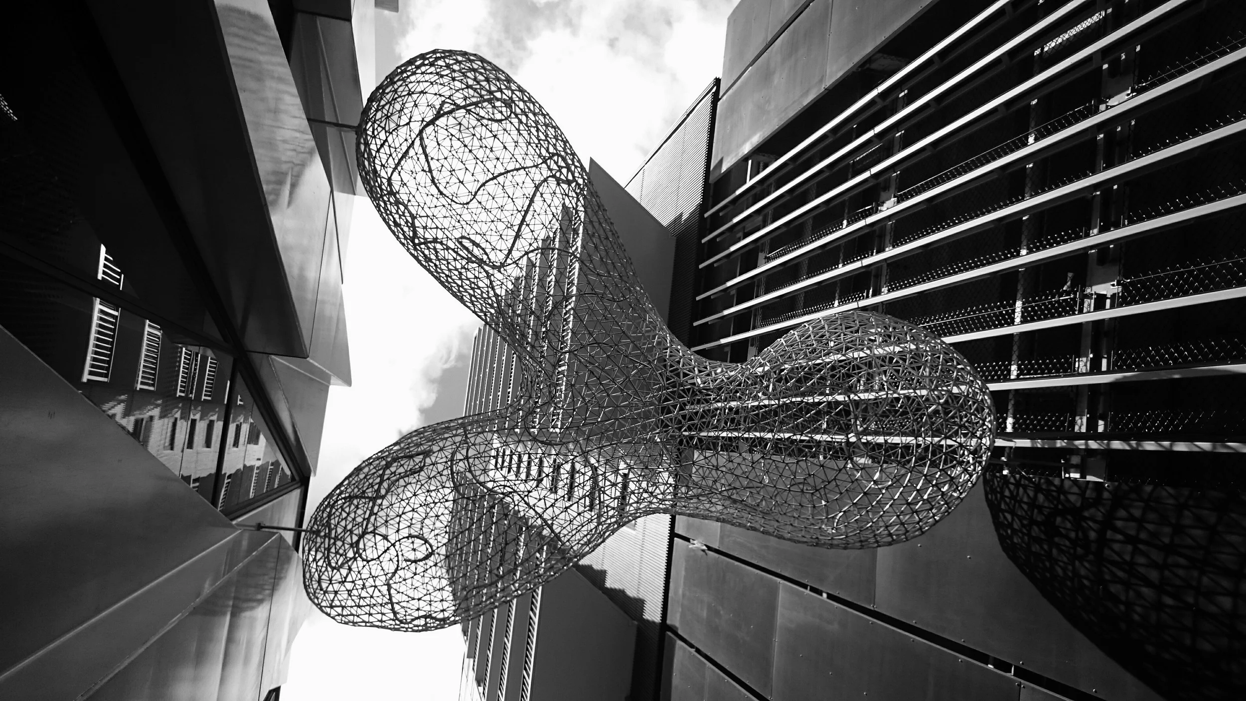 Transit Cloud 2015 Collaboration: S ara Hughes & Gregor Kregar Public Art Project commissioned by Auckland Council.