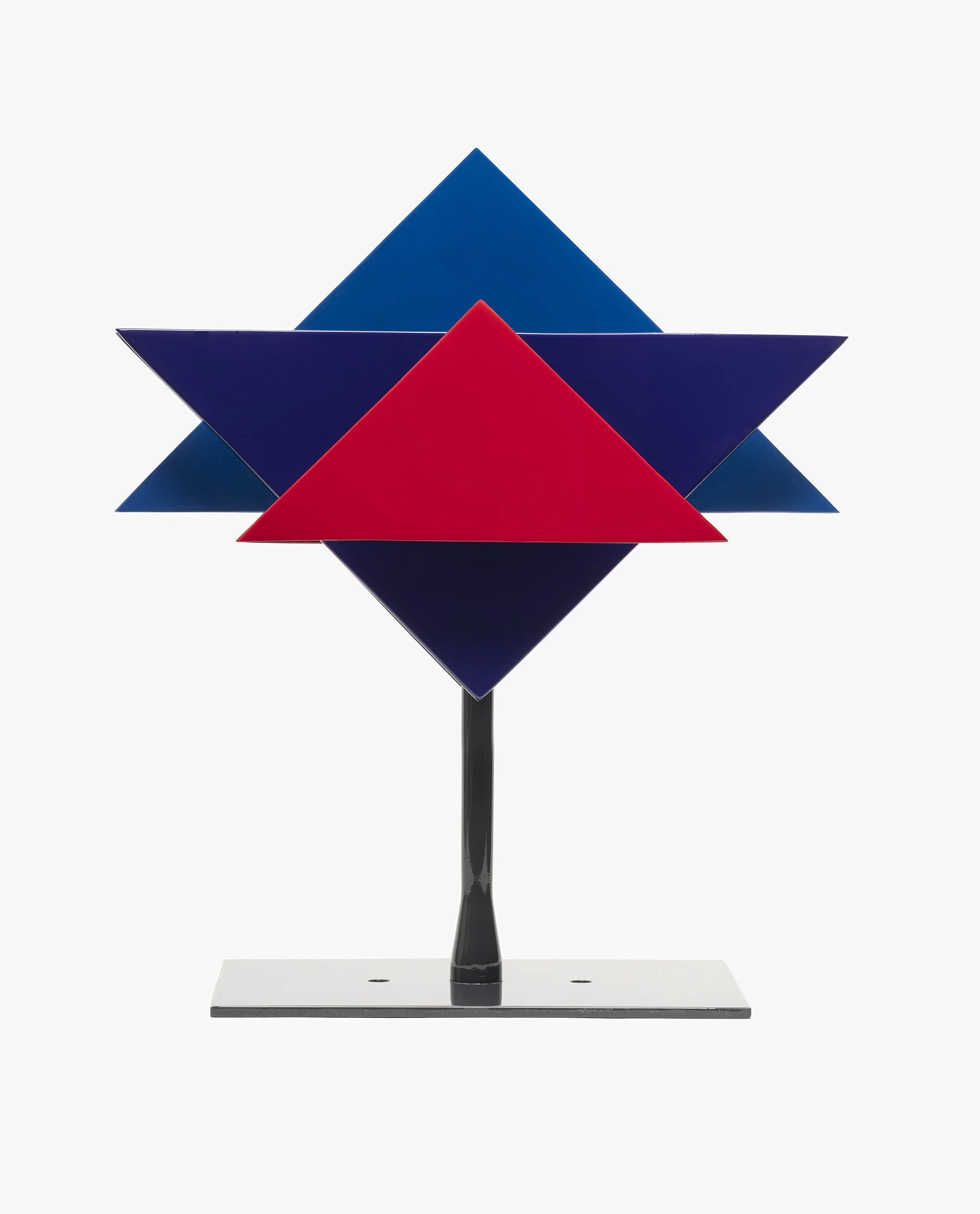   Harmonic Triangles Series #66 2026 19x17 Automotive Paint on Aluminum