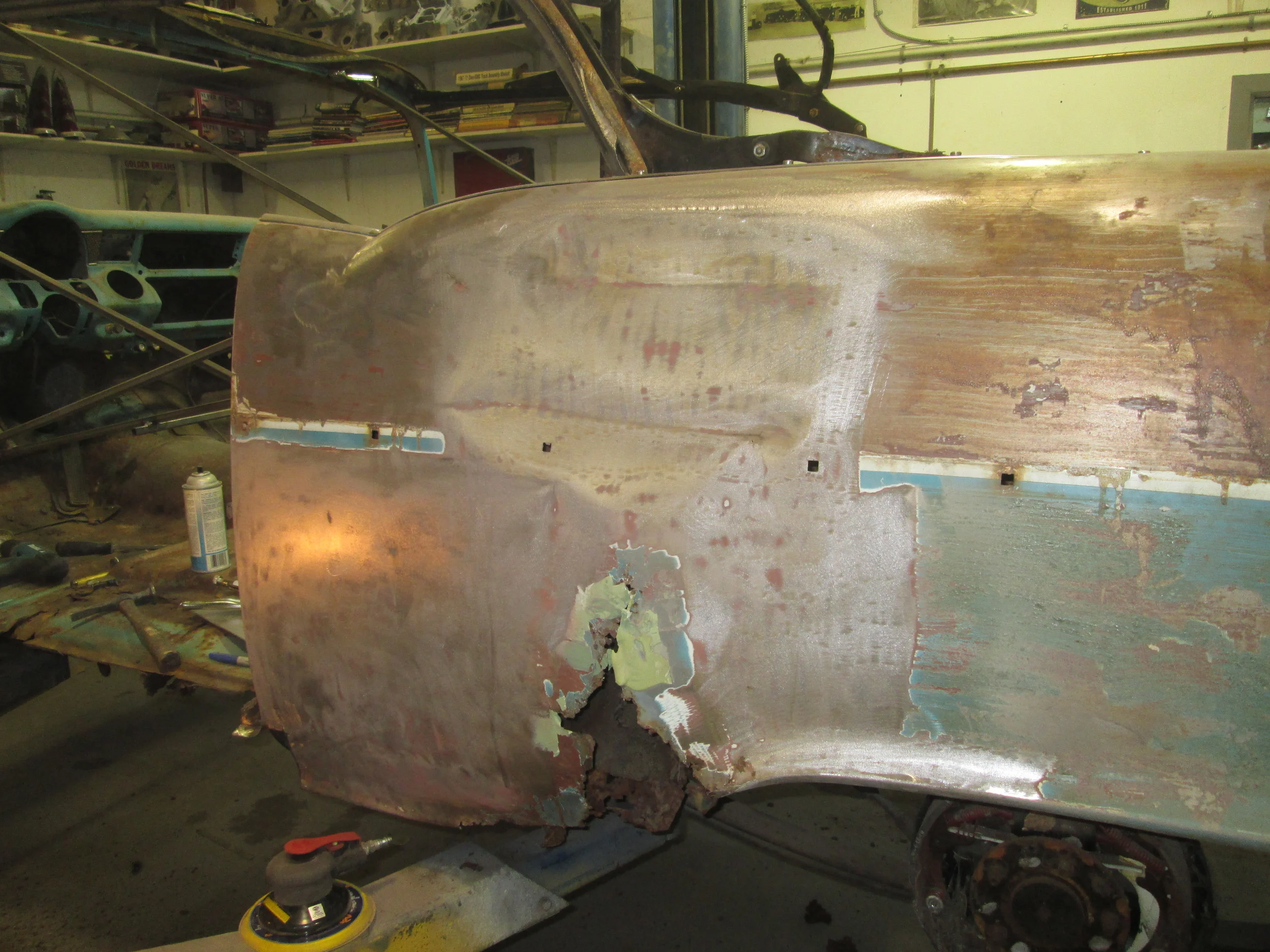  Very funny Dave...bondo on the gaping rust hole? Really?? 