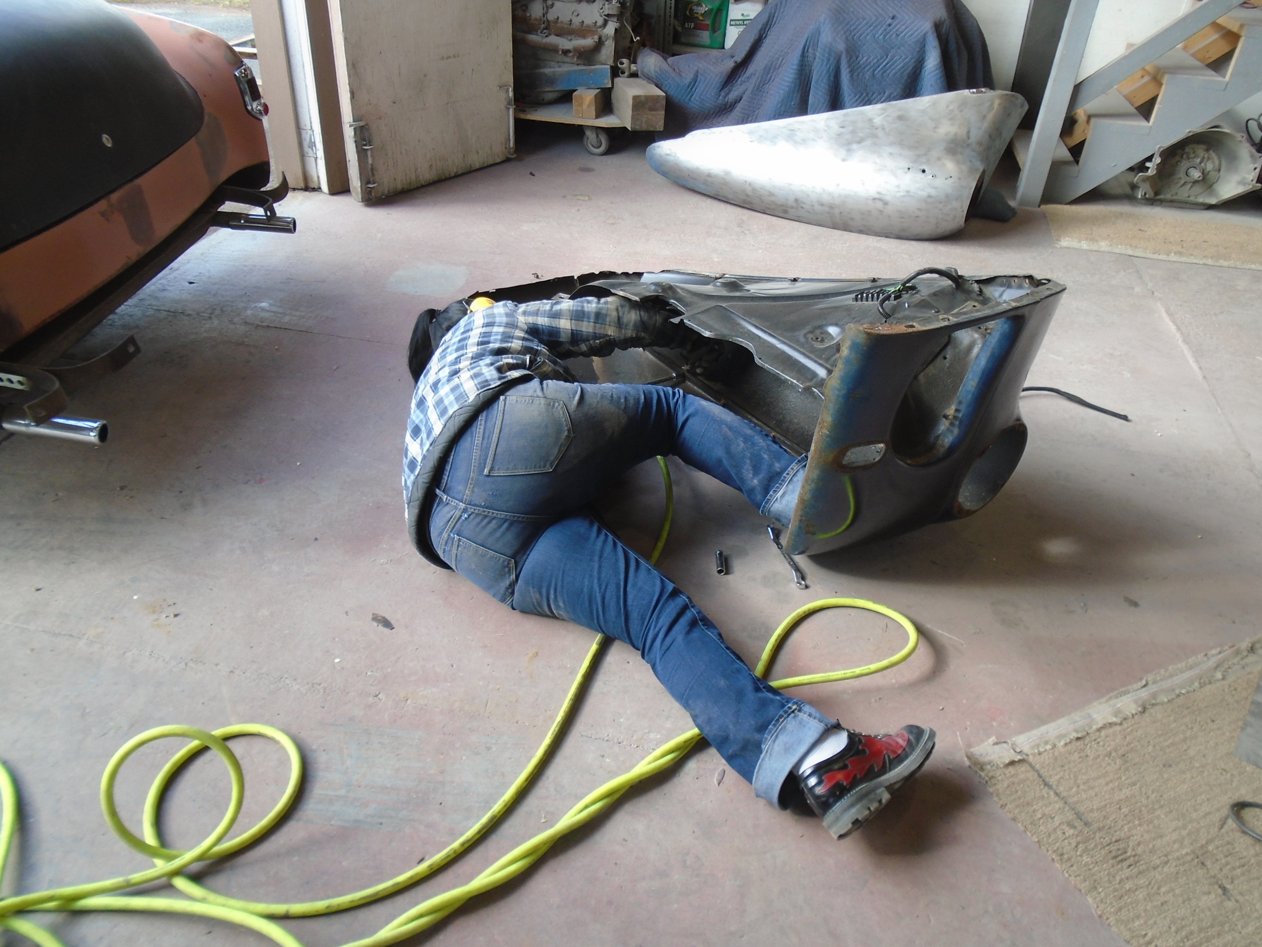  Lisa struggling with 75 year old bolts 