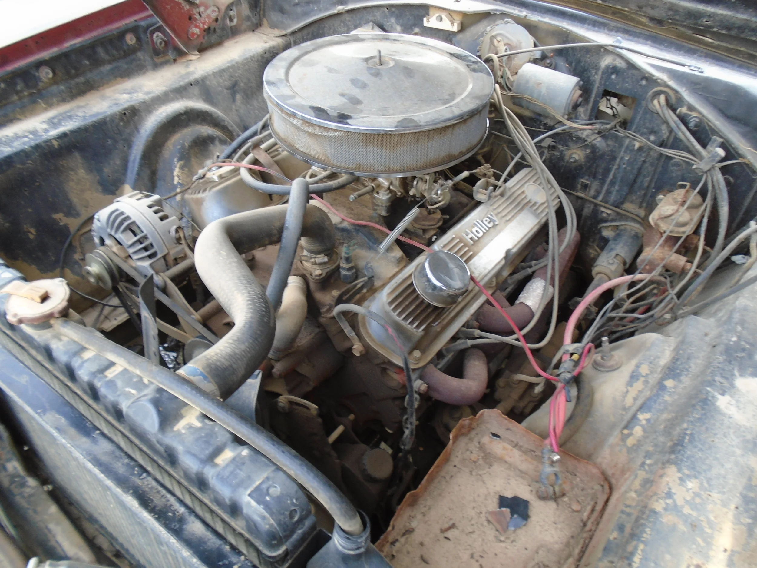  The engine turned out to be a 360 - not the correct engine but the customer didn't want to swap it for a proper engine that would have come in this car - no big deal it'll still drive! 