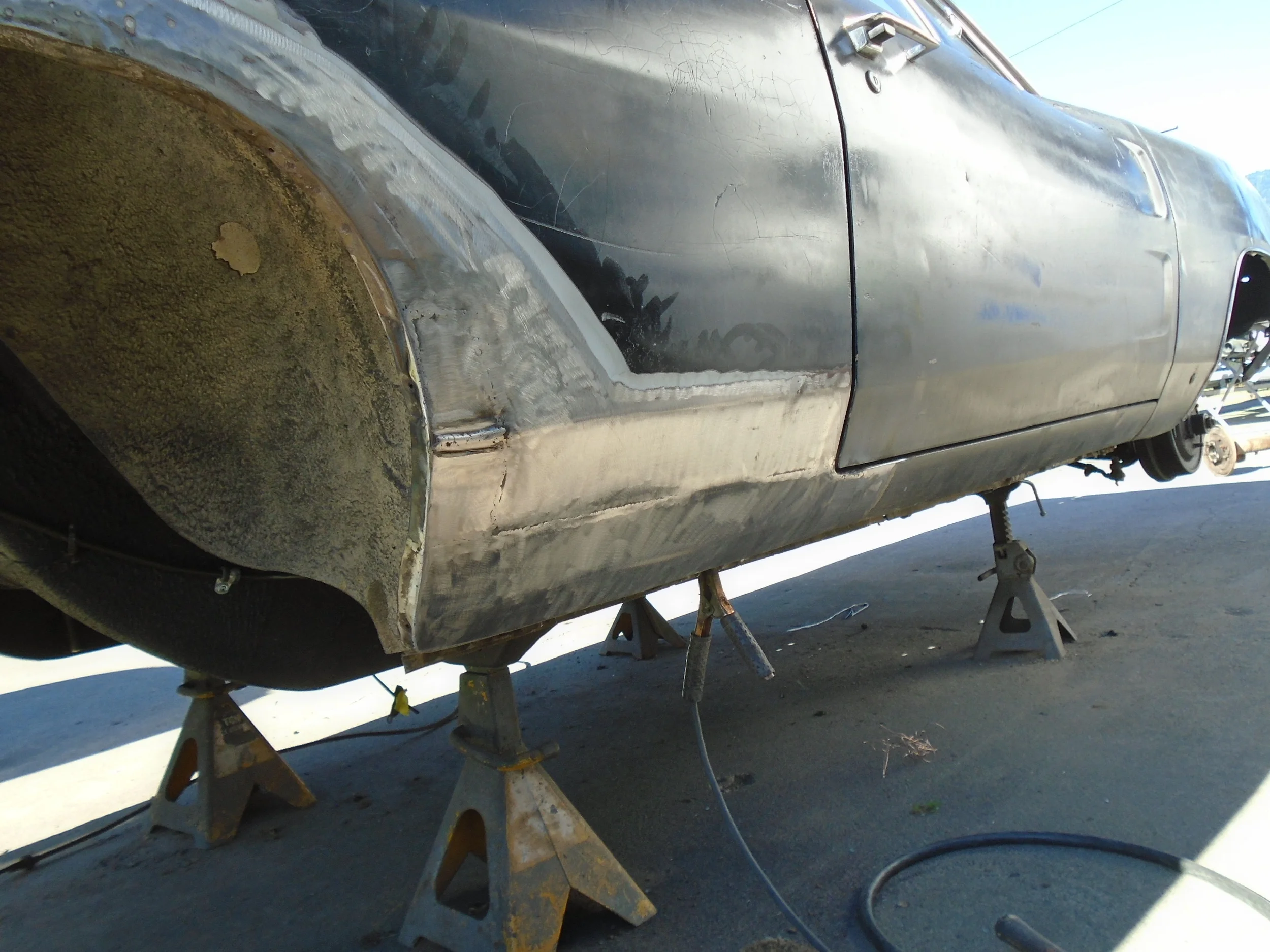  We would have liked to have put a full quarter on this side but we did what the customer asked which was just a lower patch 