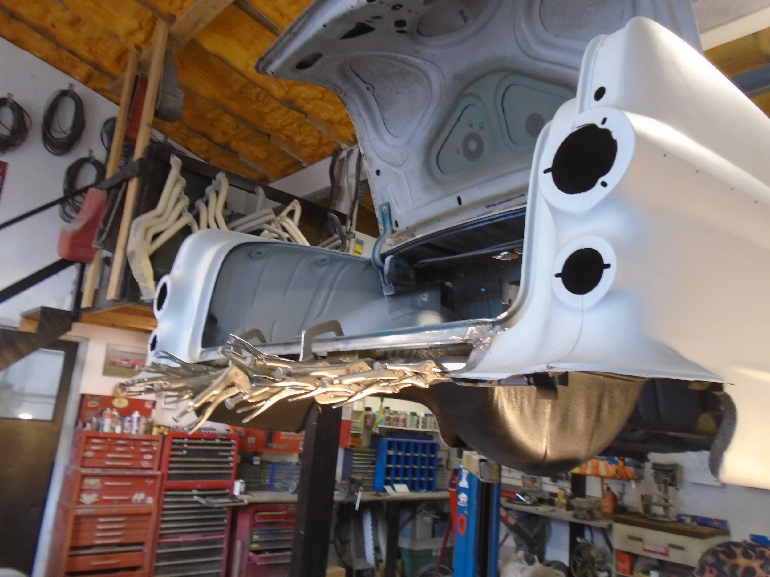  Good thing we picked up some more vice grips! 