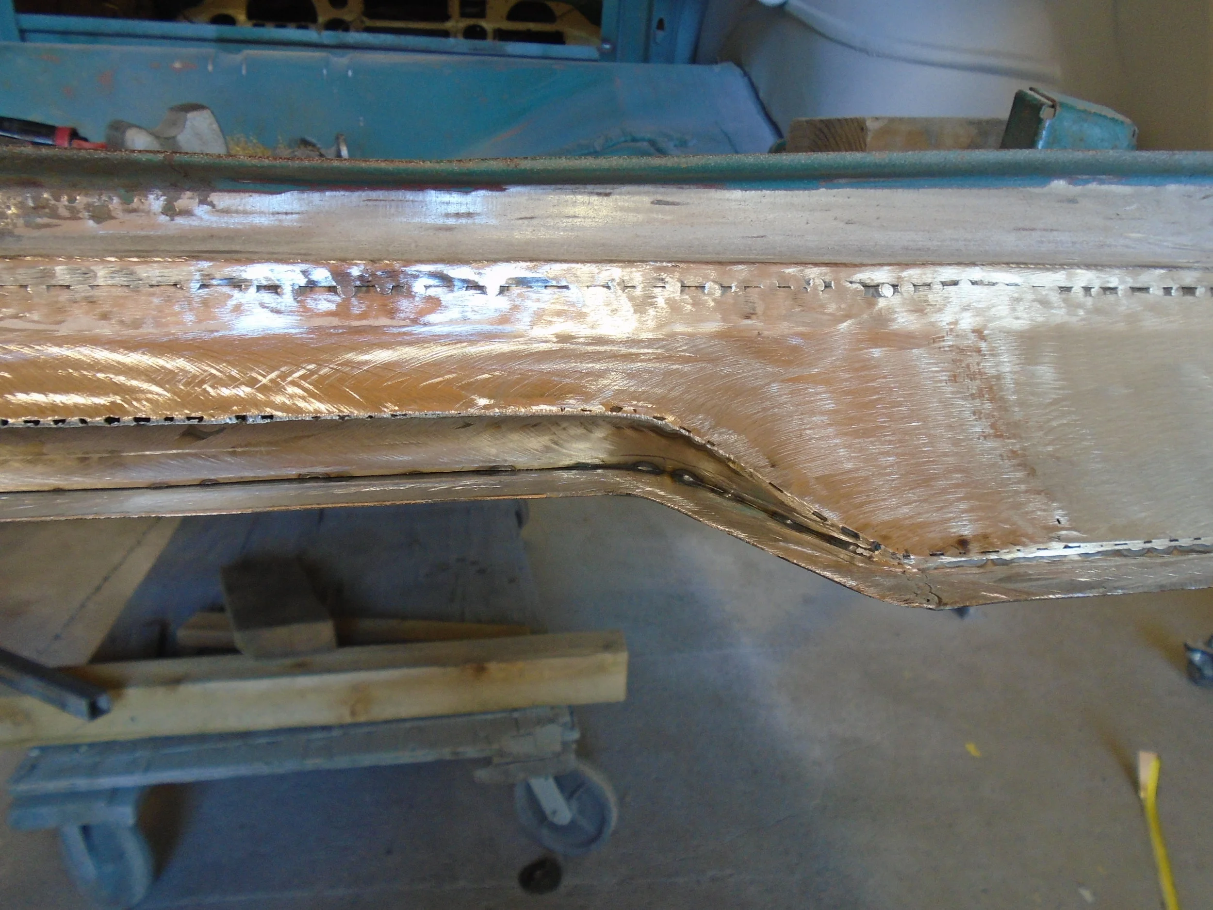  All ready for the insert with the license plate light in it.&nbsp; Voila! 