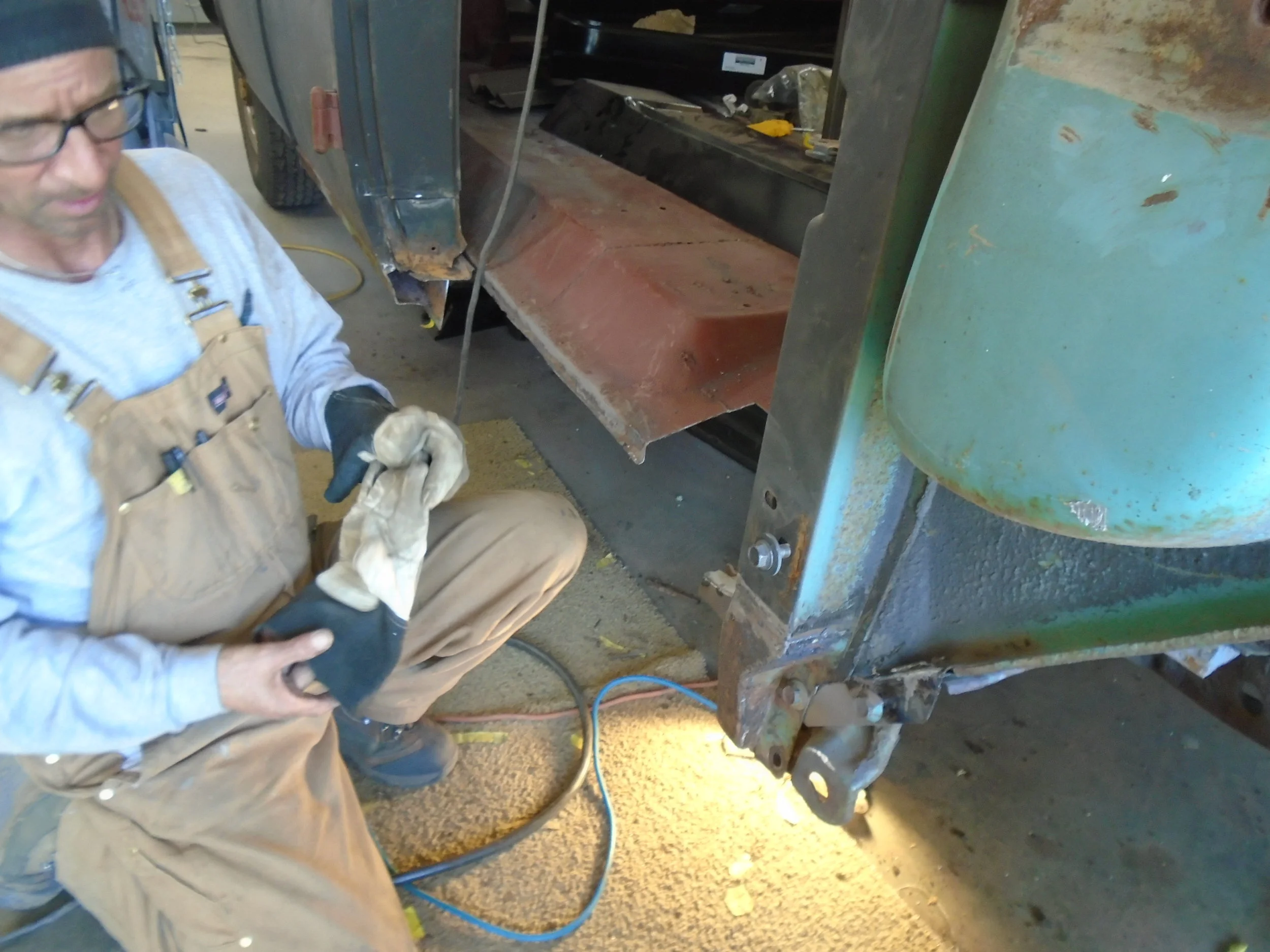  We cut out the rust... 