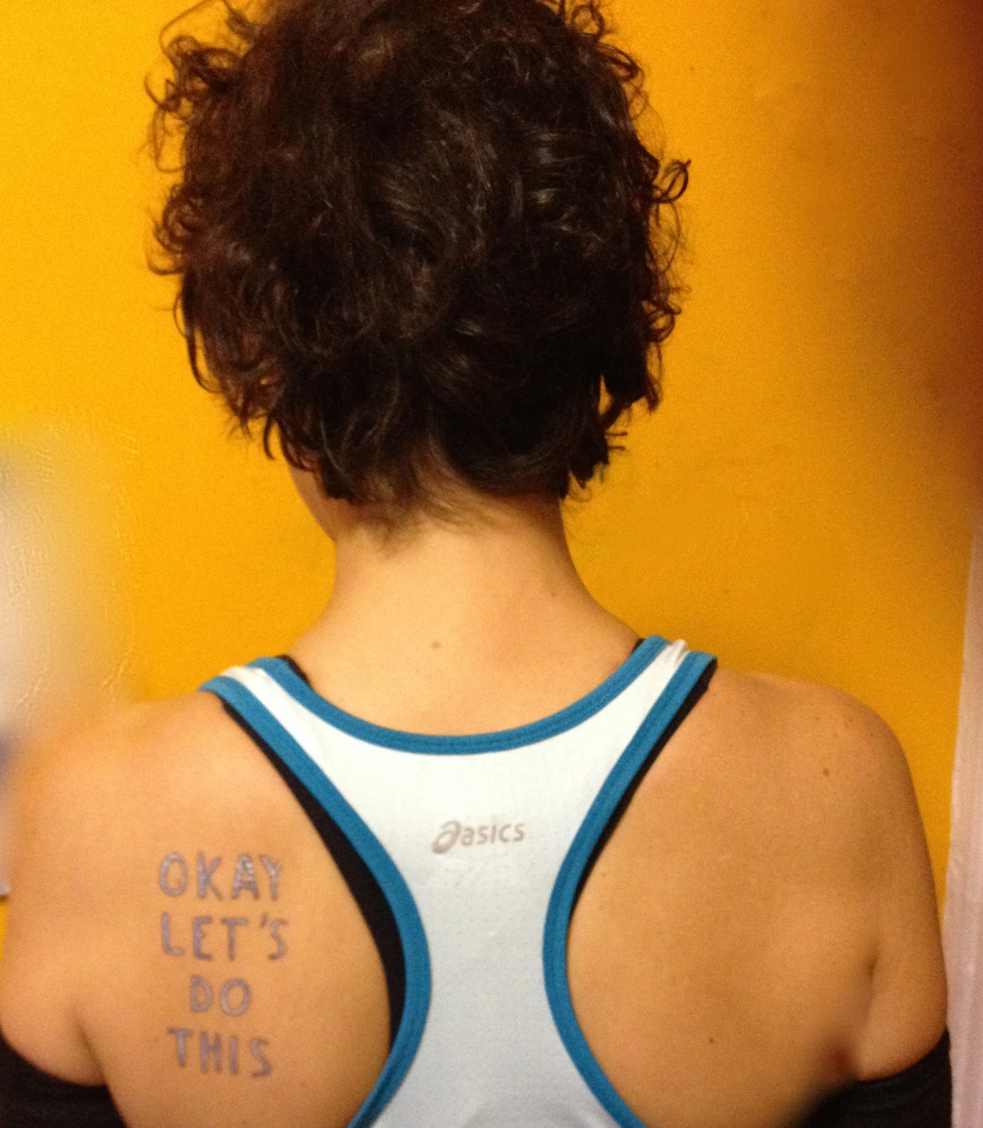 “Go, Random Stranger, Go!,” the sign said