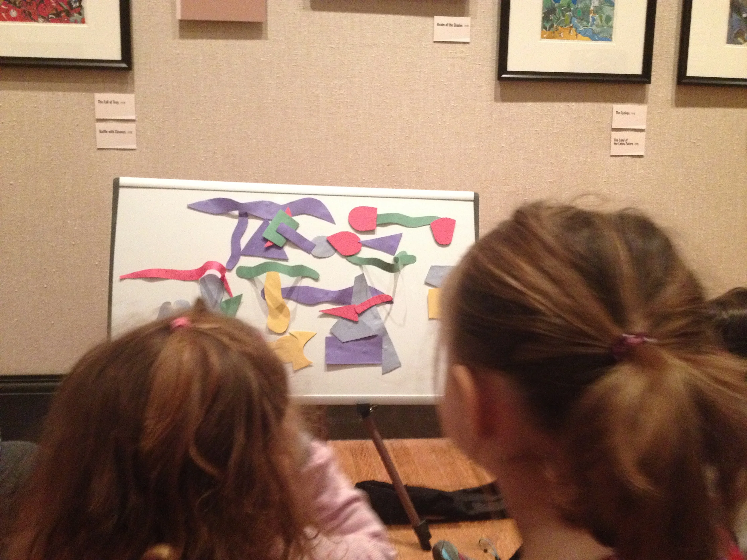 "I like art and I'm an artist."