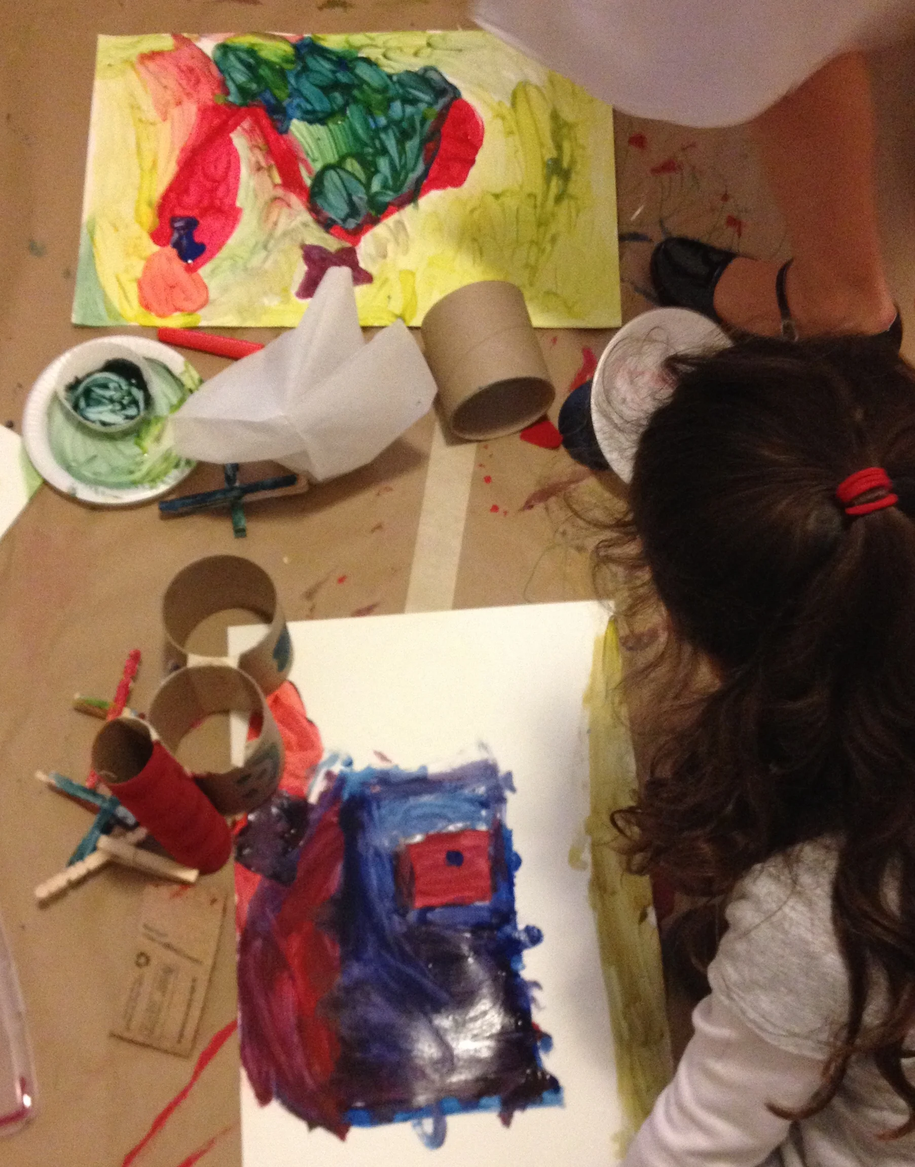 Painting party, Frosty the Snowman, and lesson planning