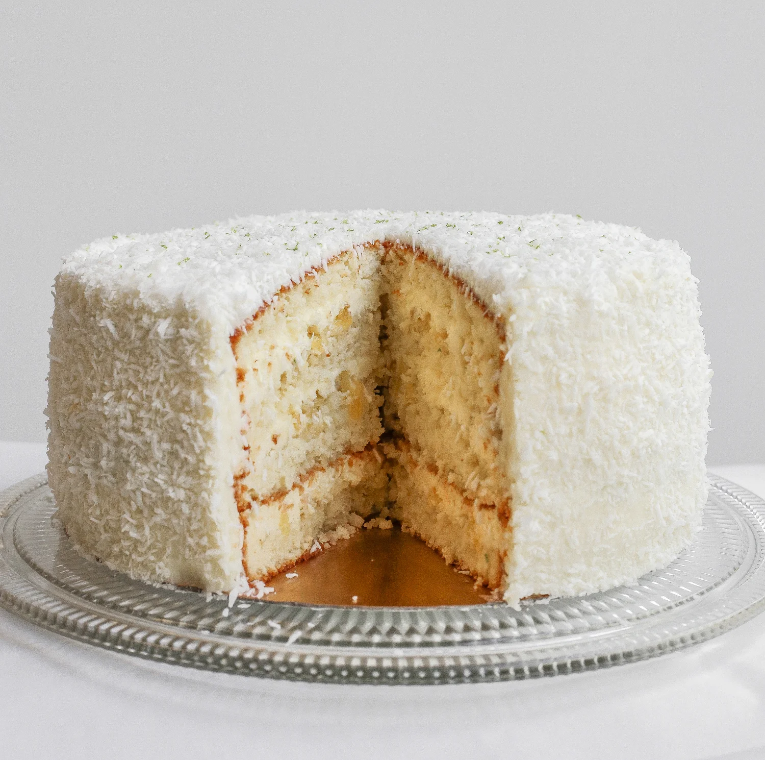 Coconut Pineapple Cake 9" | four layers | $75