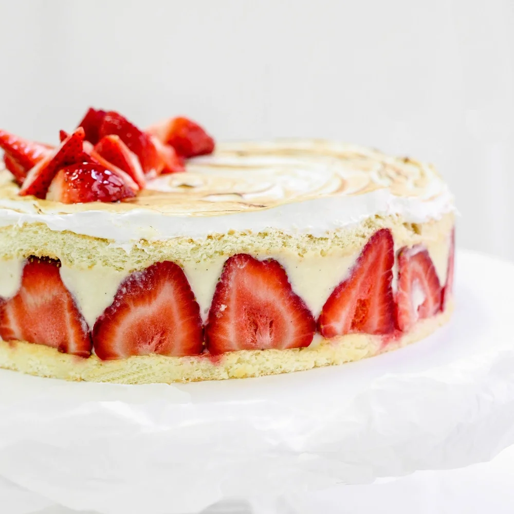 Fraisier Cake 9" | four layers | $75