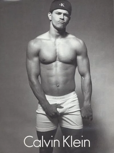 (c) 1k92 Coyright Calvin Klien - Mark Wahlberg