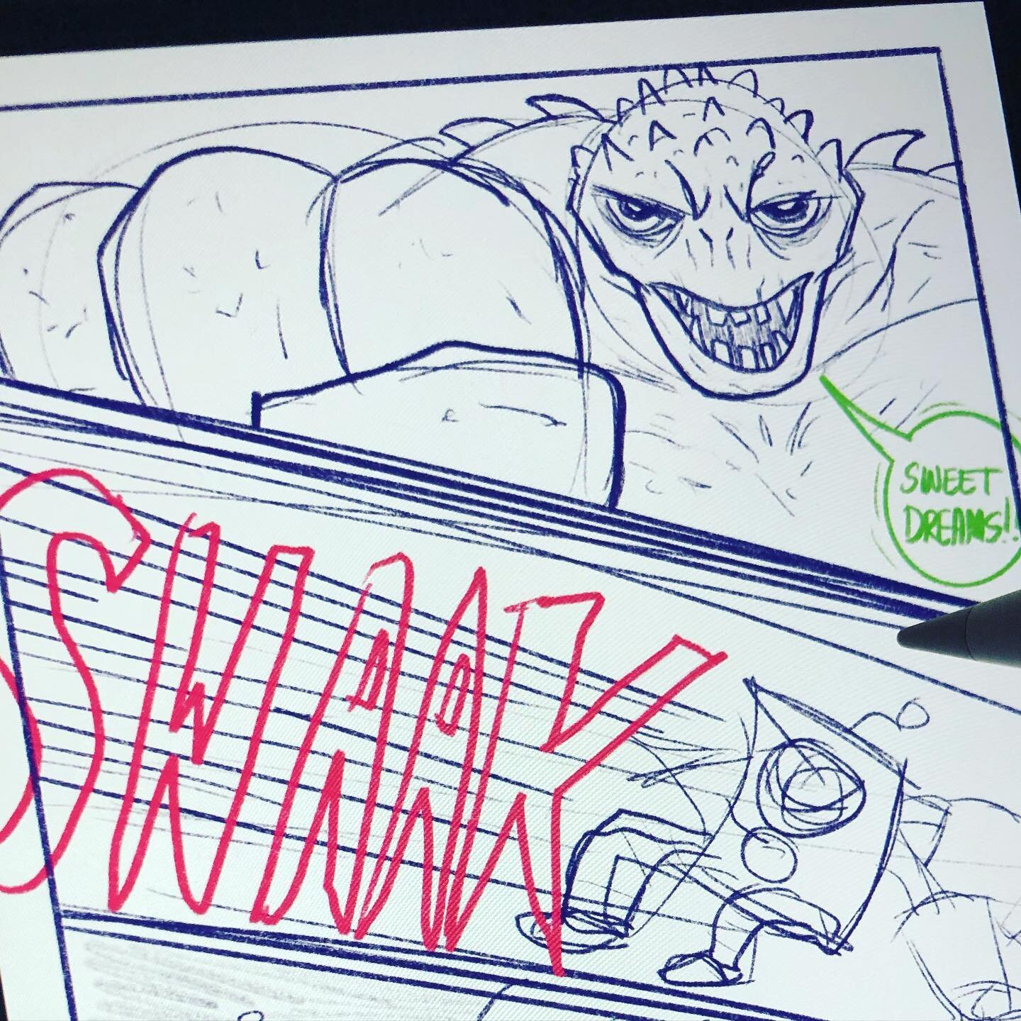 Quietly penciling more Chompbot pages. ✍🏼 🤖
.
#makecomics #penciling #procreate #comics #artistsoninstagram