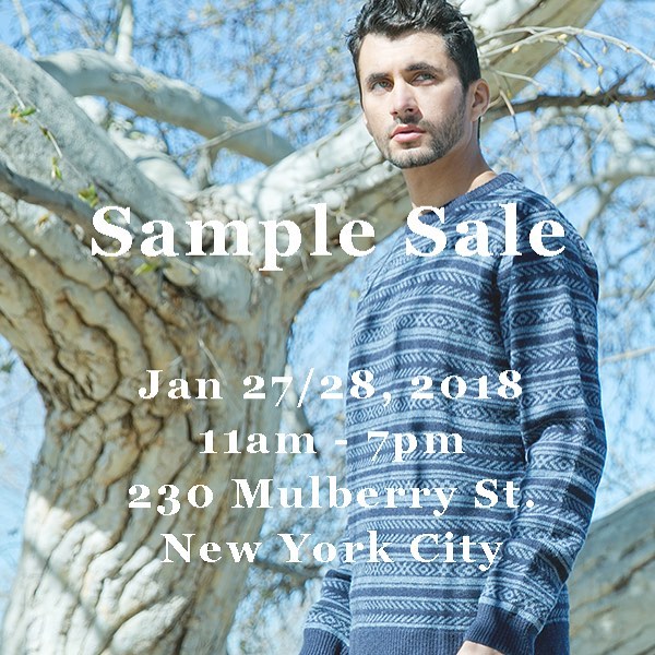 SAMPLE SALE this weekend in NYC!  #samplesale #nyc #samplesalenyc #barque #barquenewyork #barquemenswear #menswear #menssweater