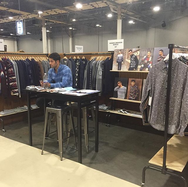 Showing BARQUE FW18 Collection @libertyfairs Las Vegas! #libertyfairs #lasvegas #menswear #barque #barquenewyork #menssweaters #woolsweaters