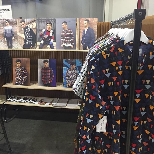 Showing ML @libertyfairs in Vegas! Come check us out at booth# 327!  #libertyfairs #libertyfairsvegas #barque #barquenewyork #modernliberation #printshirts #mensprintshirts