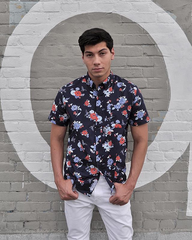 Vintage floral shirt from our SS18 collection #floralshirts #vintageprintshirt #mensprintshirts #printshirts #summershirts #modernliberation #menswear