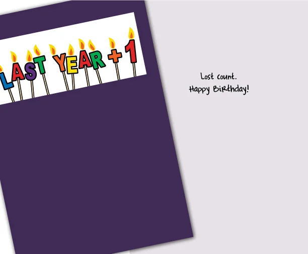 Lost Count Birthday