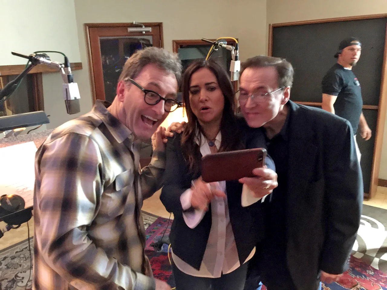 Tom Kenny, Pamela Adlon, and Billy West