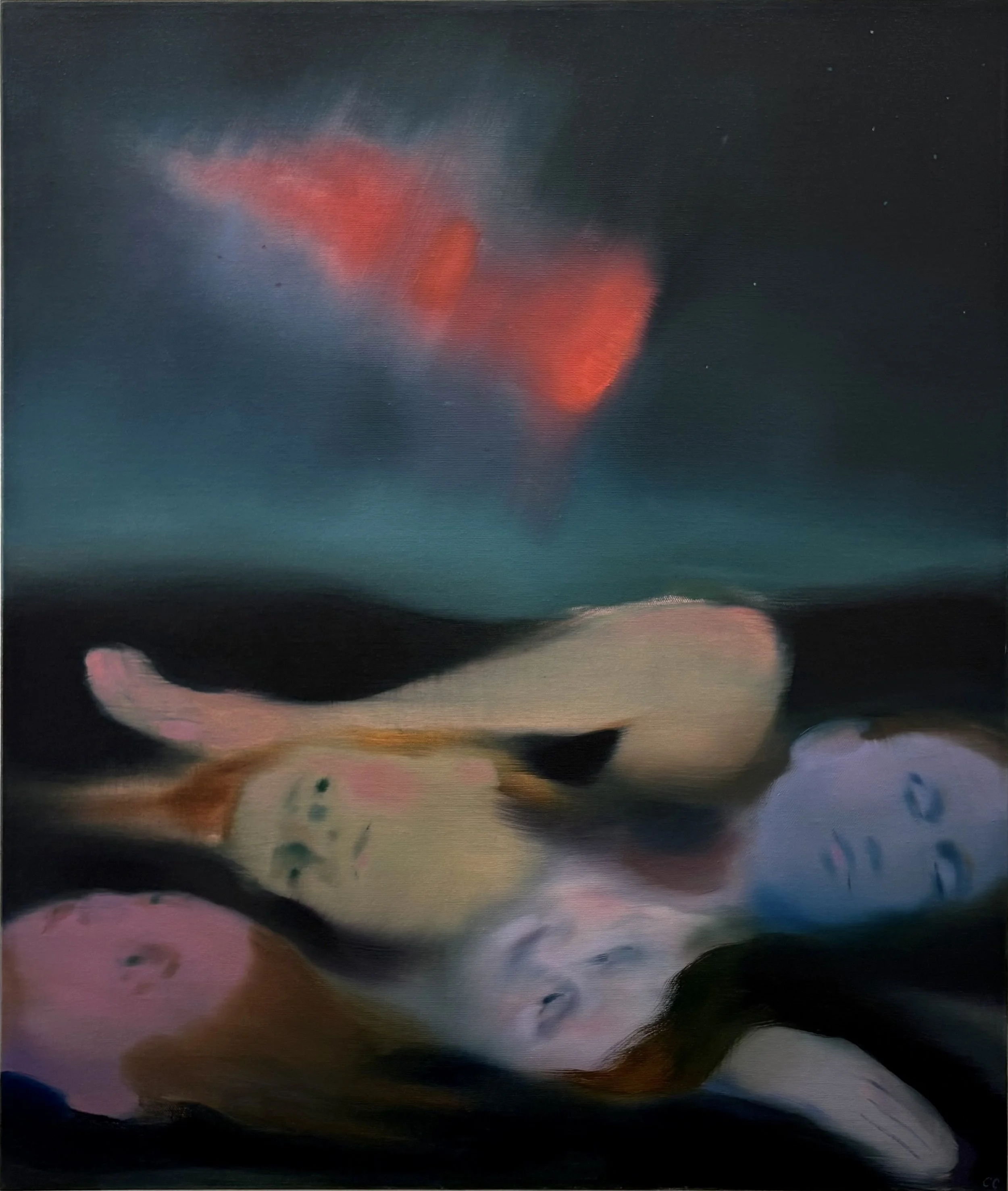 Valley of Dreams, 22x26", oil and acrylic on canvas