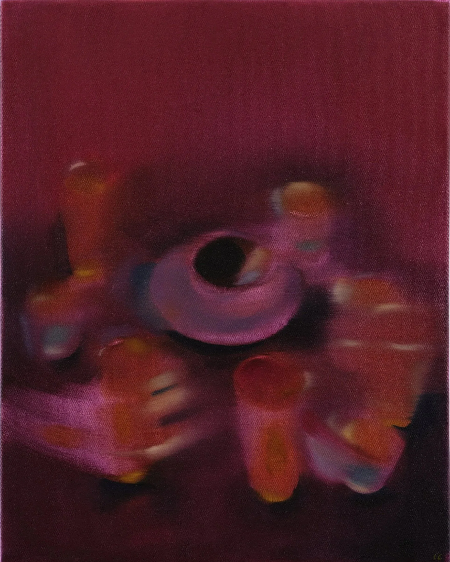 Lapse, 16x20", oil and acrylic on canvas
