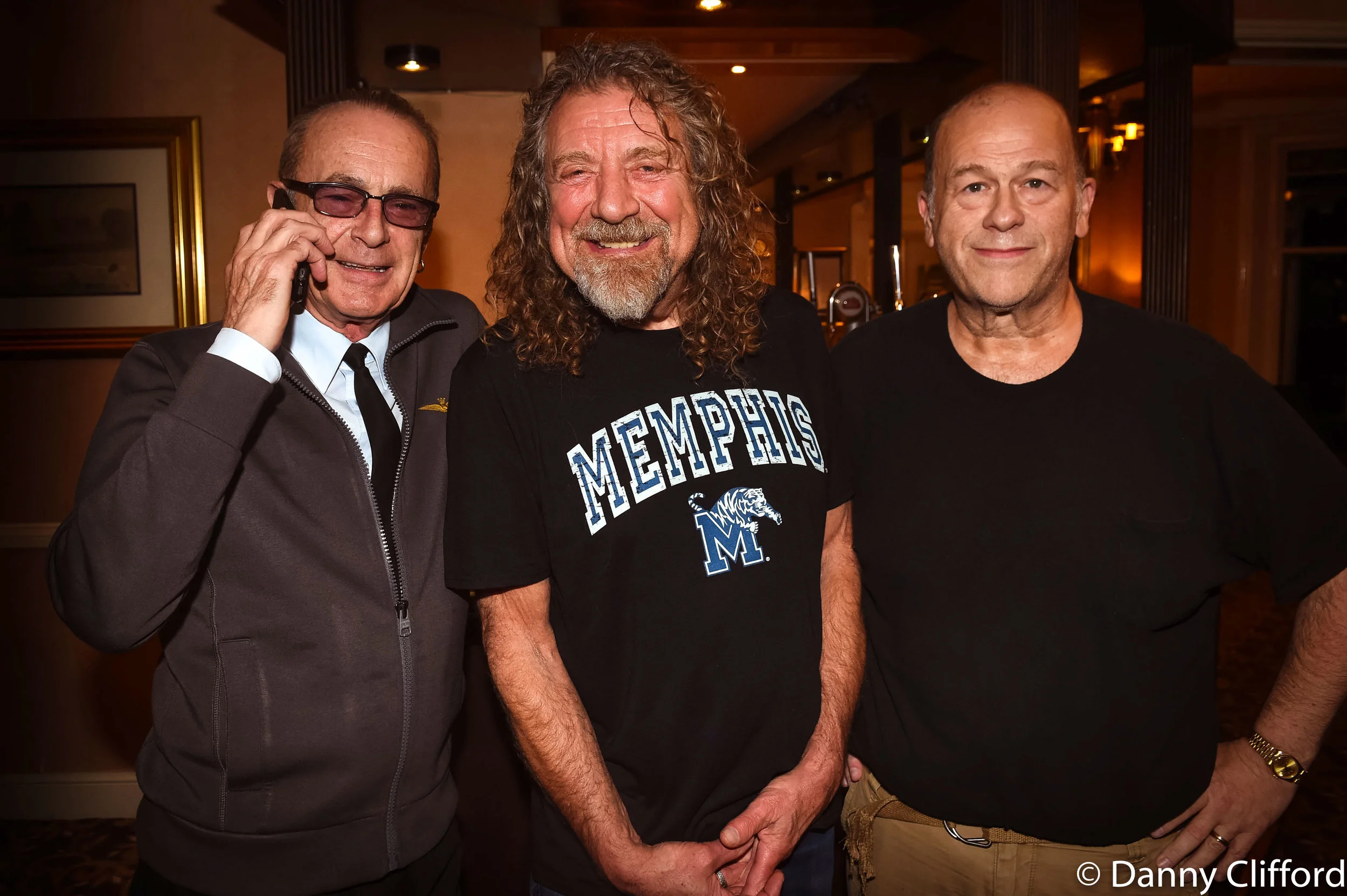 Francis Rossi, Robert Pant and me.